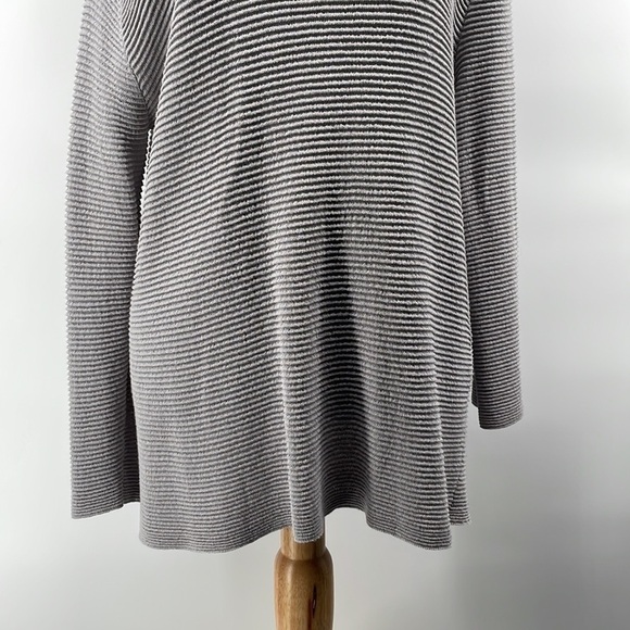 SAMSOE samsoe grey light weight sweater polyamide viscose minimalist sz m - Picture 9 of 13